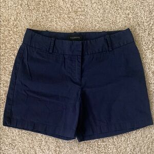 Talbots Blue Bermuda Shorts Tailored Flat-Front Design